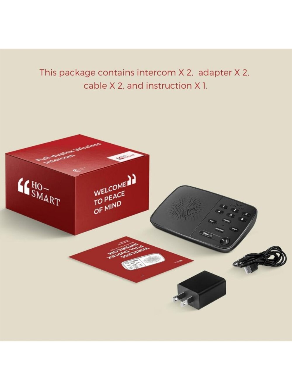 Wireless Two-Way Intercom System for Home - Real-Time Communication Device - Picture 9 of 9